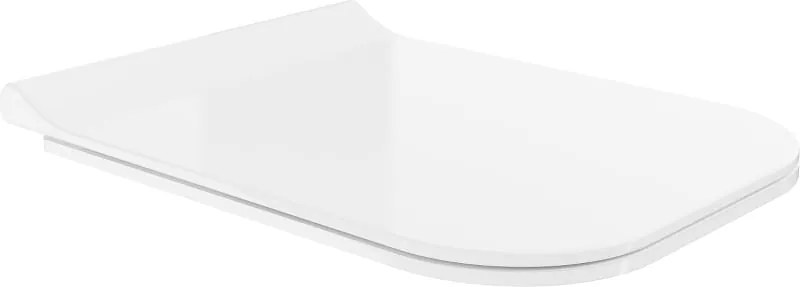 Mexen langzaam sluitende slanke toiletbril, duroplast, wit glans - 39070100