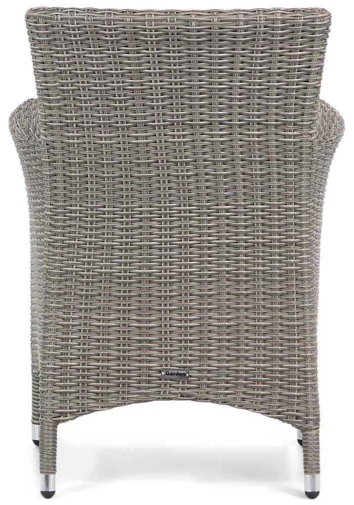 Tuinset 10 personen 400 cm Wicker Grijs Garden Collections Dublin/Brighton