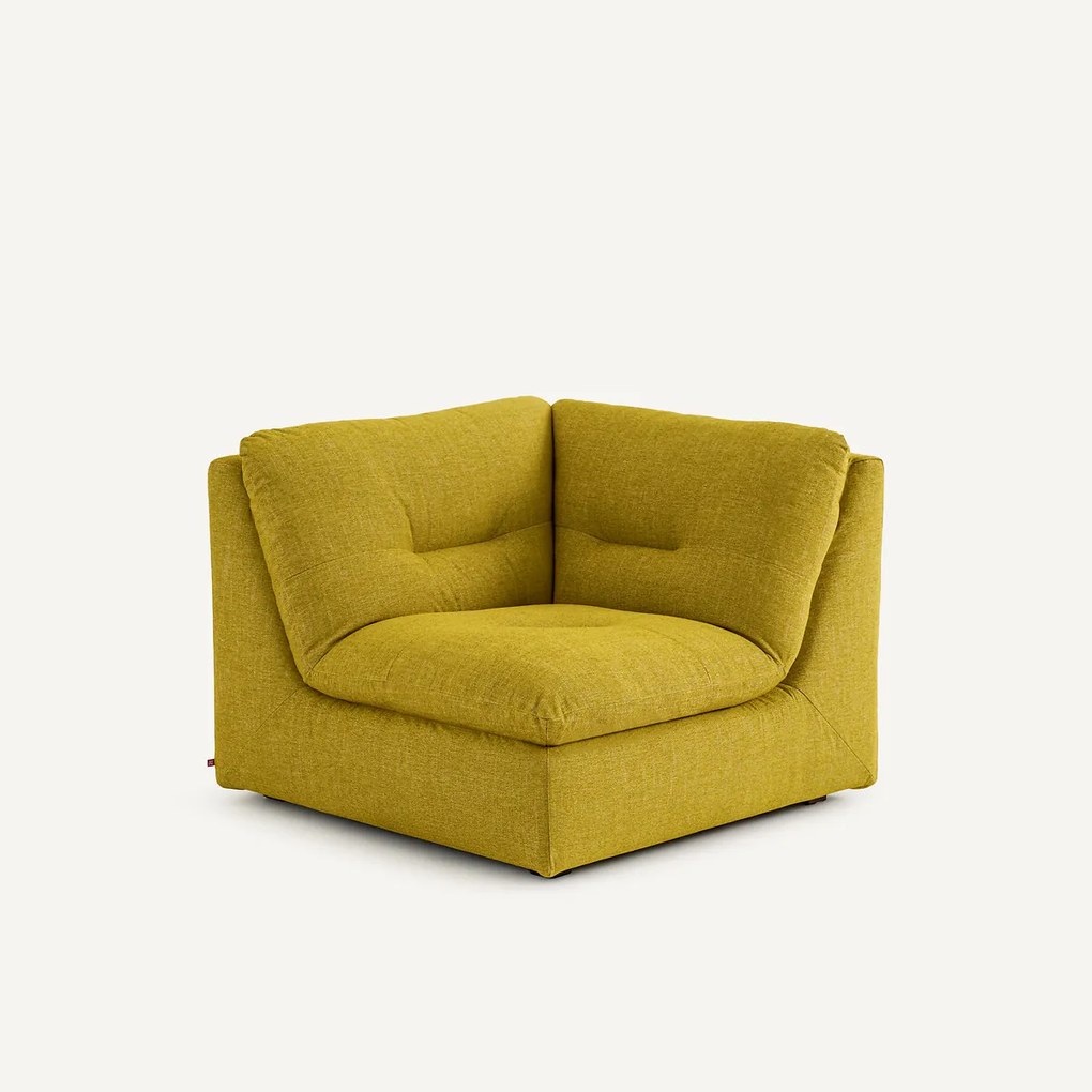 Modulaire 90° hoek in gemêleerde stof, GIULIANO