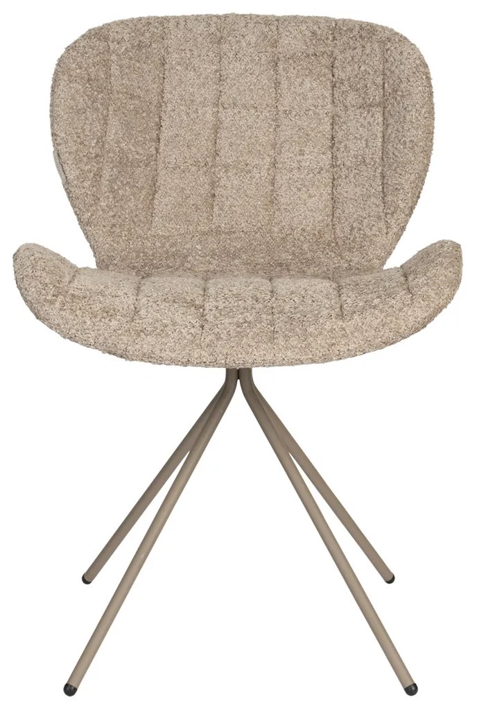 Zuiver OMG Soft Design Eetkamerstoel Beige Teddy