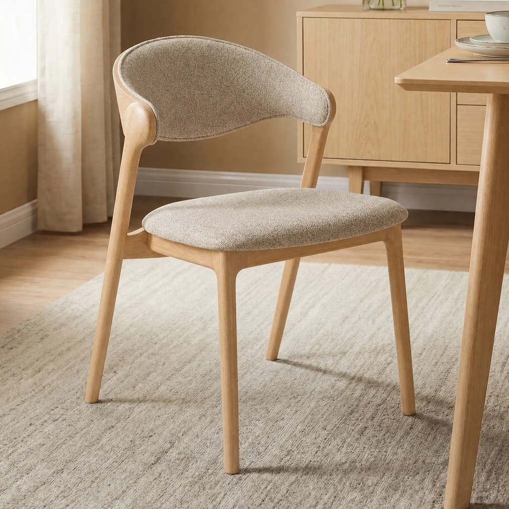 Dutchbone Babington Vintage Stoel Naturel