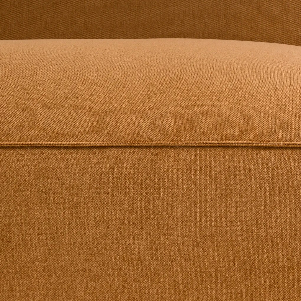 Element voor modulaire bank, 2-zit, in structuurfluweel, Seven