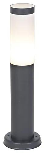 Buitenlamp paal antraciet 45 cm IP44 - Rox Modern E27 IP44 Buitenverlichting cilinder / rond rond