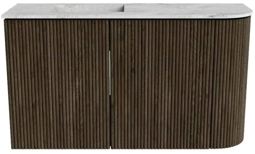 Mondiaz Joya DLux 70cm toiletmeubel ronding rechts shadow met wastafel faye links zonder kraangat glace