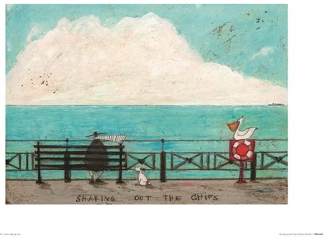 Kunstdruk Sam Toft - Sharing Out the Chips