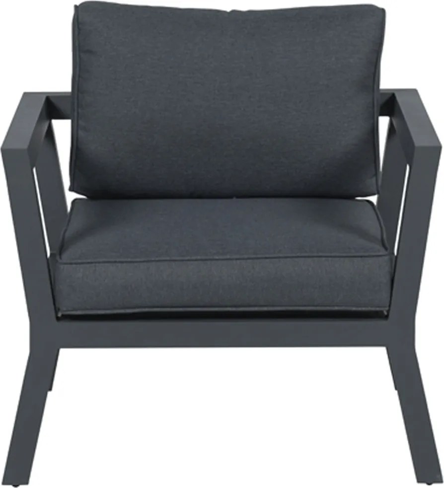 Garden Impressions San Luis loungeset 5-delig - donker grijs