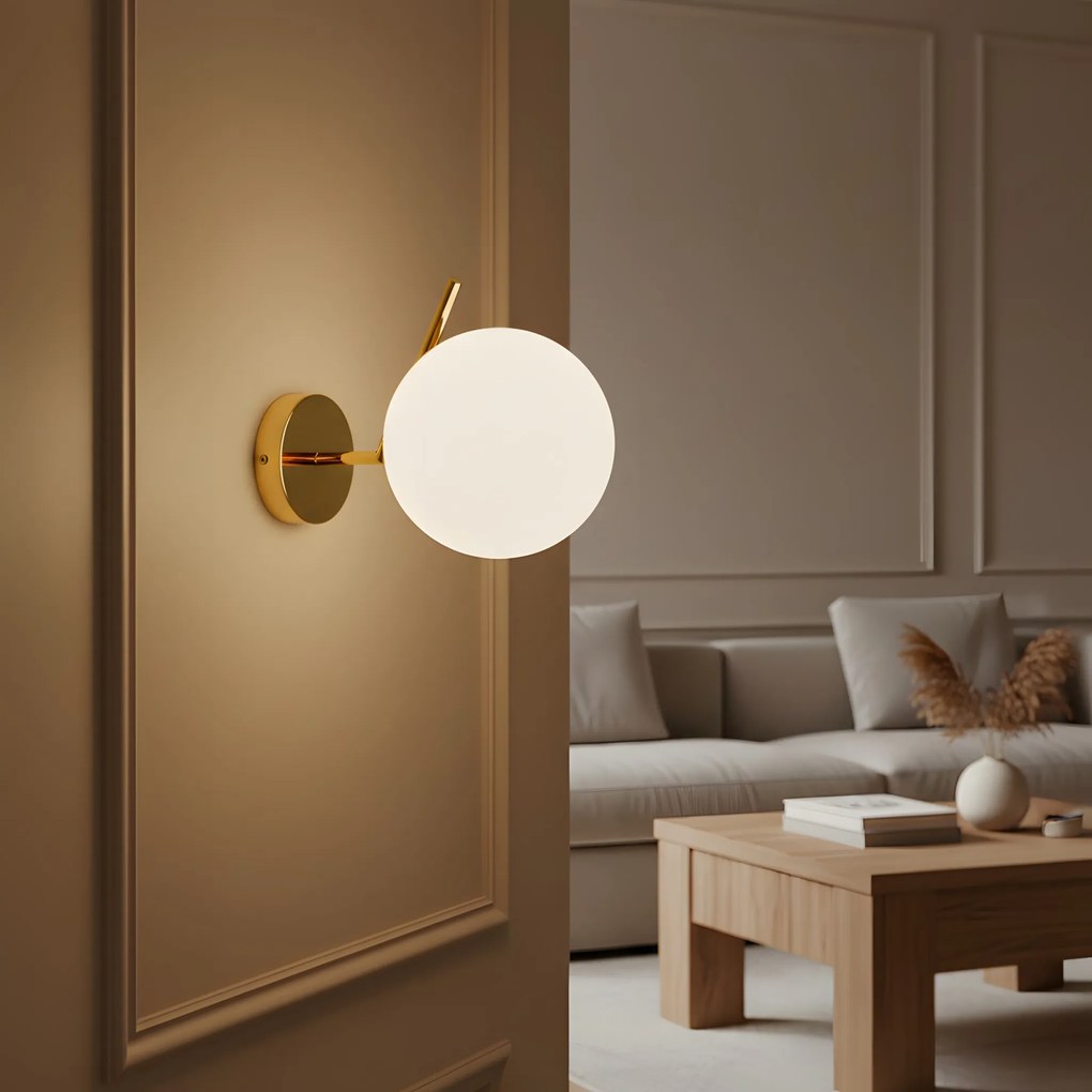 Wandlamp G100-1W GOLD