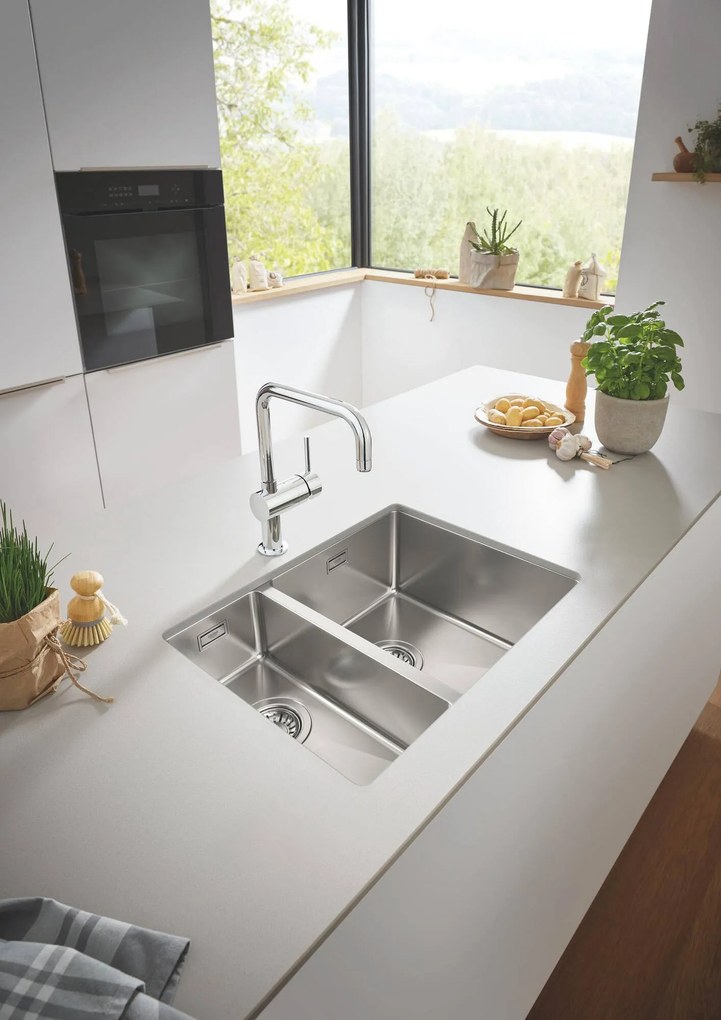 Grohe Minta keukenkraan met U-uitloop chroom