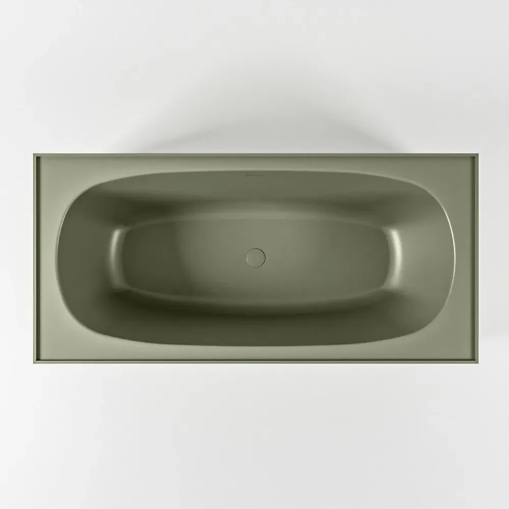 Mondiaz Freeze vrijstaand bad 180x85cm kleur army