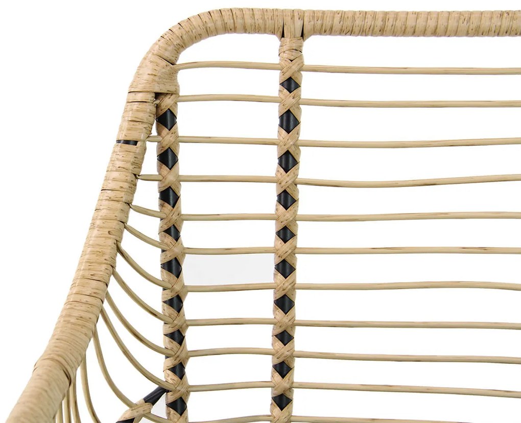 Tuinstoel Wicker Taupe-naturel-bruin Domani Furniture Certo