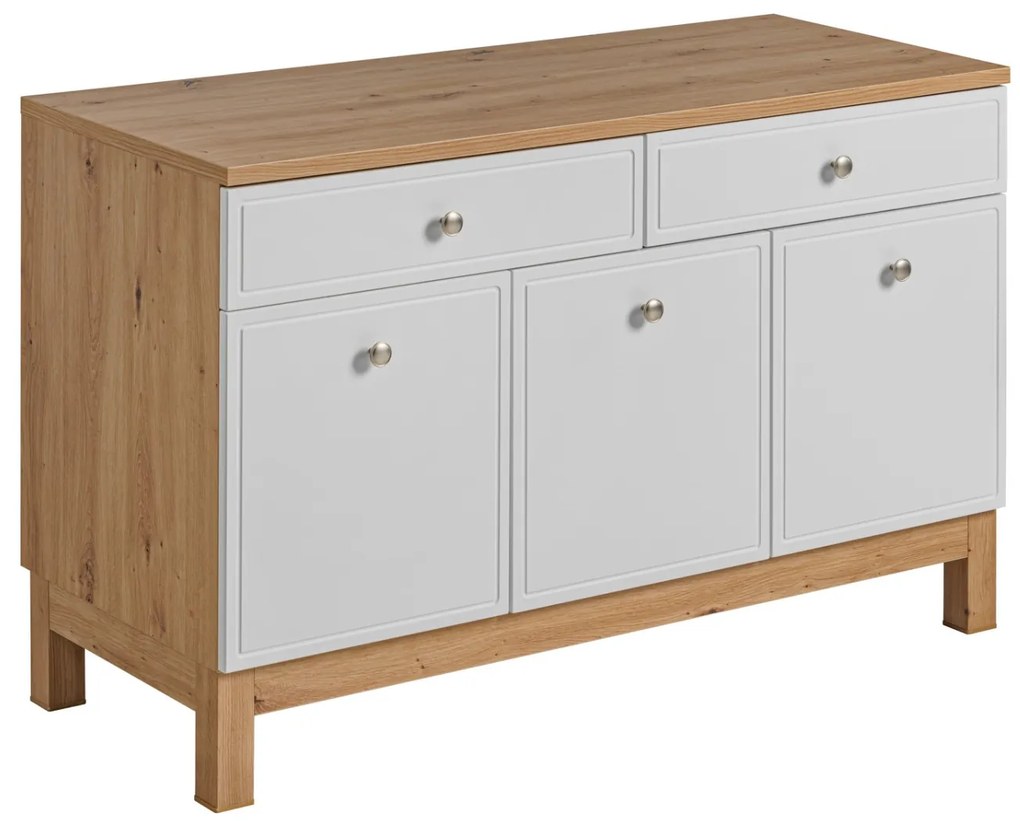 Comad Samoa 854 FSC onderkast 120cm eiken/wit