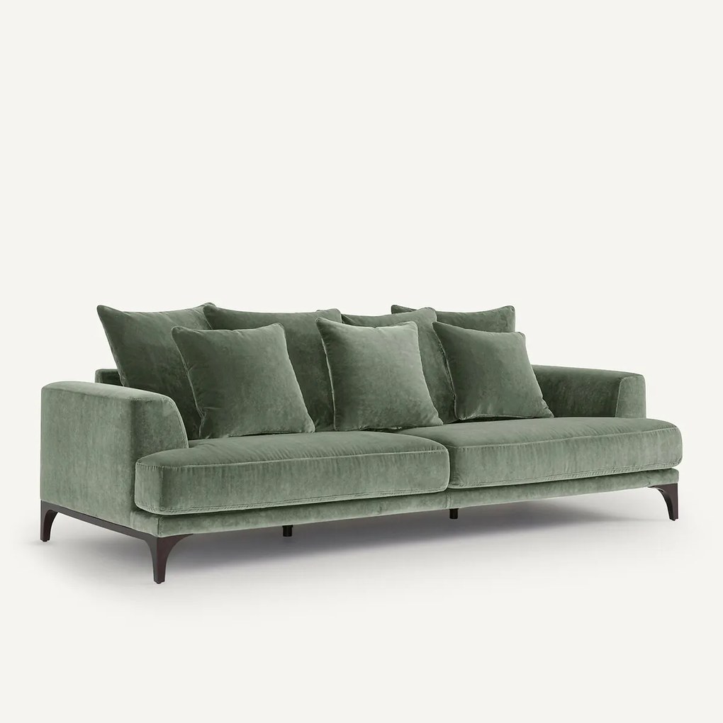 Bank van fluweel linnen, Armento