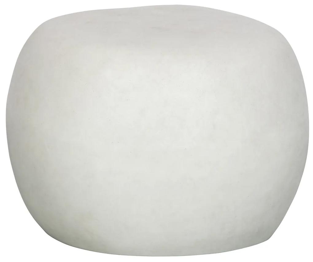 Vtwonen Pebble Witte Beton Bijzettafel - 50 X 50cm.