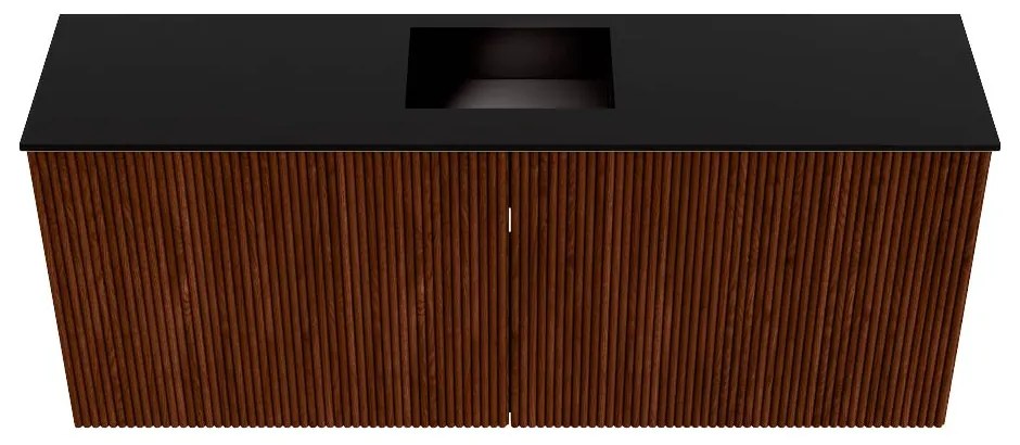 Mondiaz Joya 100cm toiletmeubel ruby met wastafel faye midden zonder kraangat urban