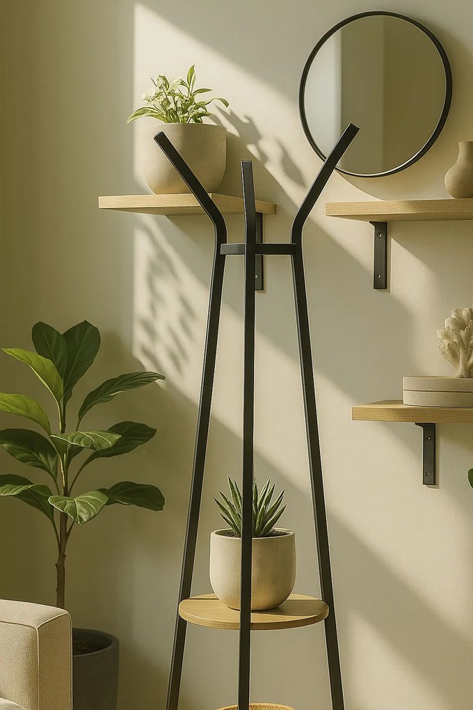 Kapstok 2 Planken Lilik