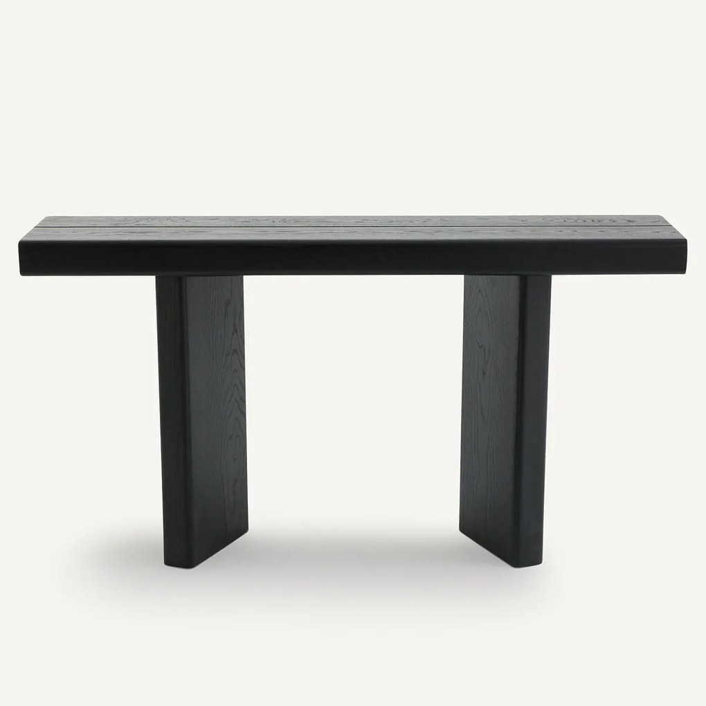 Eiken en fineer wandtafel L140 cm, Olaga