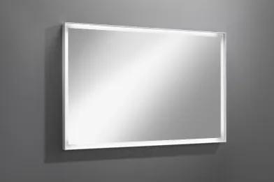 129 spiegel met rondom LED-verlichting en dimmer 140x80 cm, wit