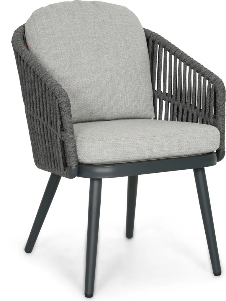 Tuinset 6 personen 240 cm Rope Grijs Santika Furniture Santika