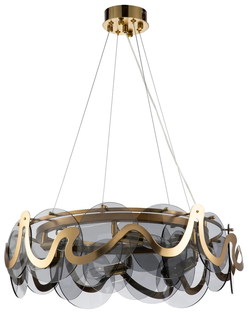 Lamp APP1545-8CP Brush Gold / Grey