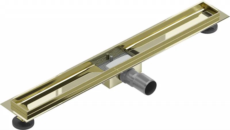 Mexen Flat lichaam voor lineaire afvoer 80 cm, goud - 1515080