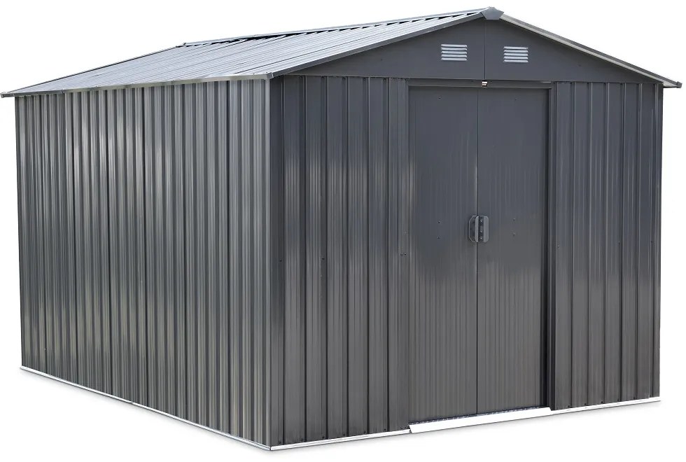 Metalen gereedschapsschuur Helsinki 2,4 x 3 m Store Boss antraciet