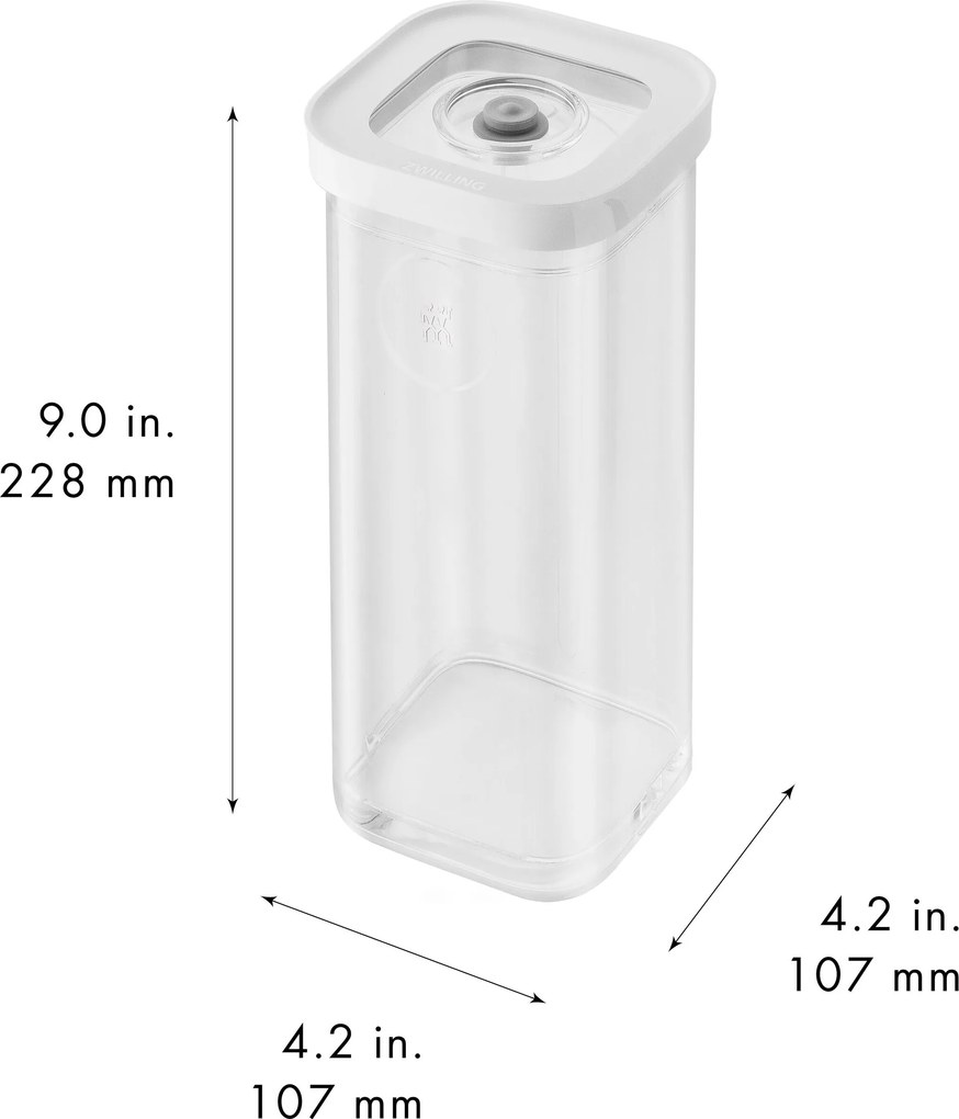 ZWILLING Fresh & Save CUBE CUBE-doos 3S / 11 cm, transparant-wit - Fresh & Save CUBE - ZWILLING