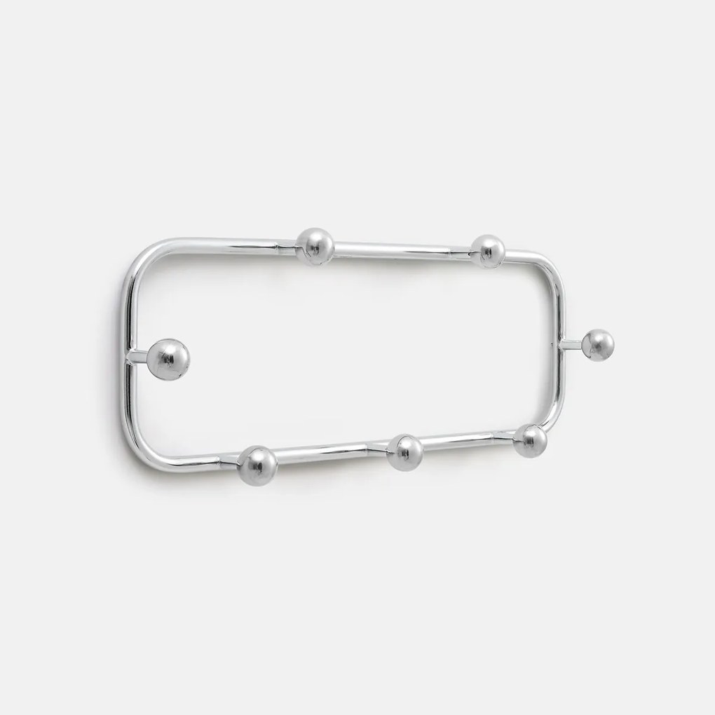 Design wandhaak chroom met 7 haken, Giorgio
