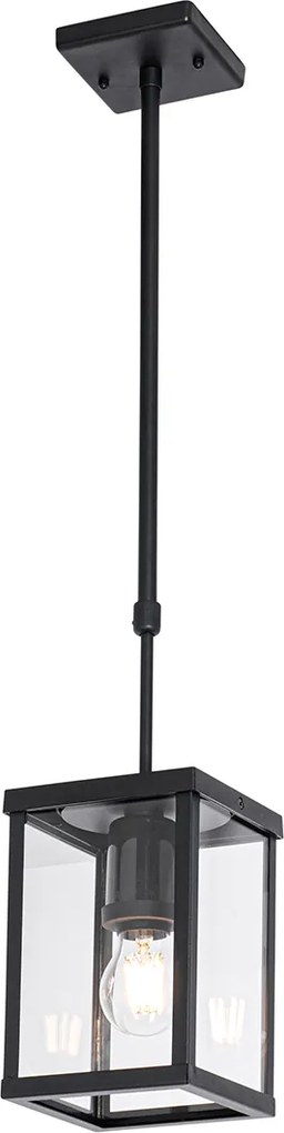 Industriële buiten hanglamp zwart IP44 - Charlois