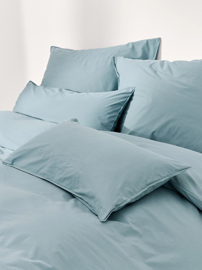 Dekbedovertrek van gewassen perkalkatoen Debbie