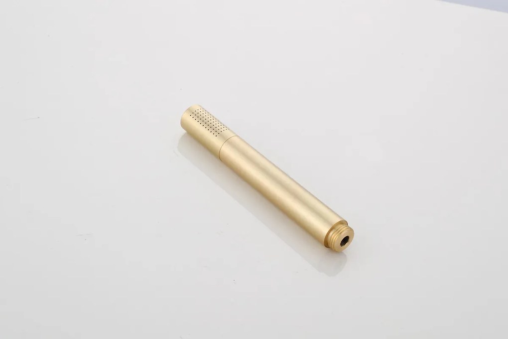 Saniclear Brass staafhanddouche geborsteld messing mat goud