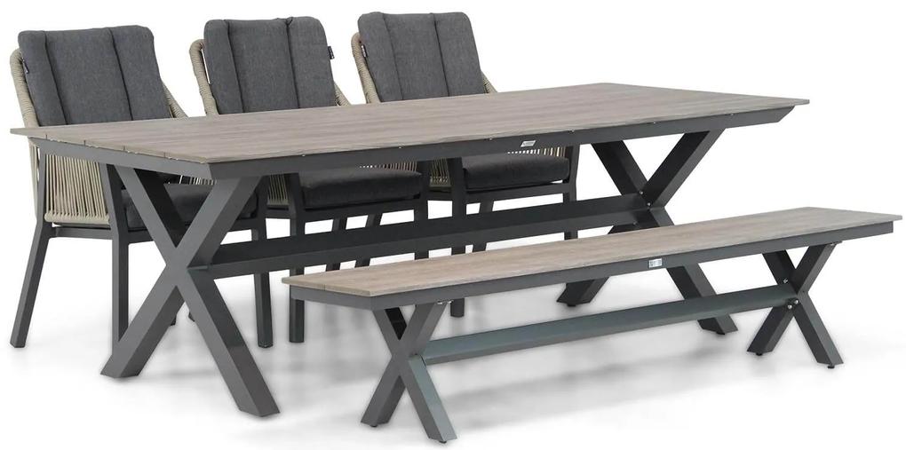 Lifestyle Verona/Forest 240 cm dining tuinset 5-delig