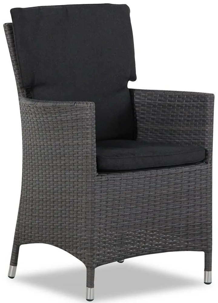 Tuinset 4 personen 160 cm Wicker Grijs Garden Collections Orlando/Concept