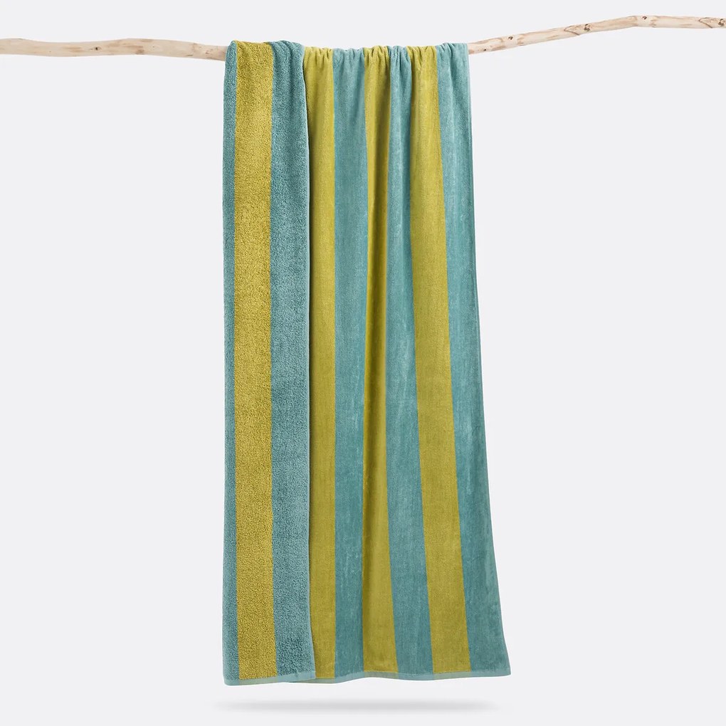 Strandlaken in fluwelen badstof 420g/m2, Anduze