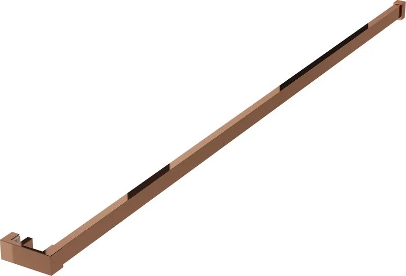 Mexen handdoekrail voor douchewand, roze goud - 800-06-60