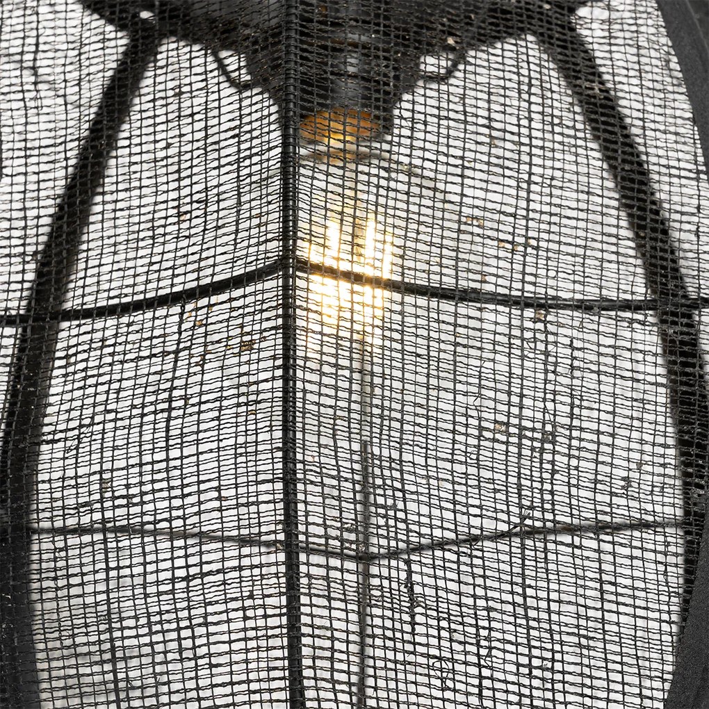 Oosterse hanglamp zwart 35 cm - RobOosters E27 ovaal Binnenverlichting Lamp