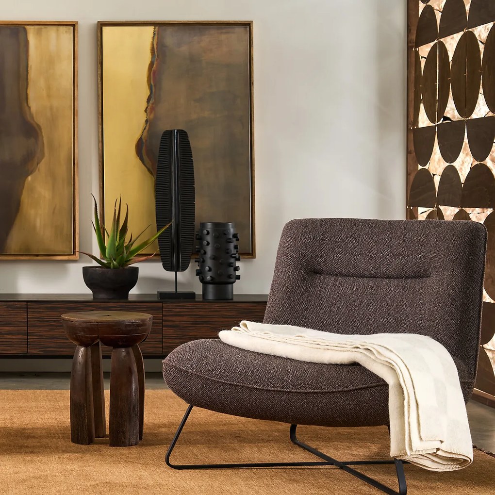 Massief teakhouten bijzettafel, Bisco