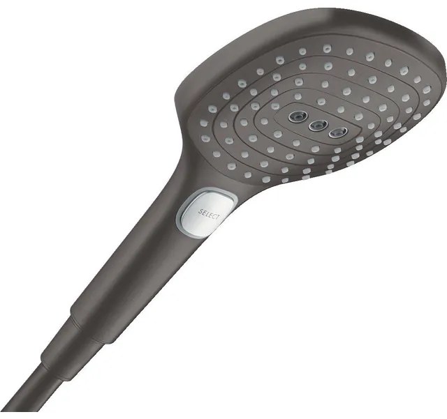 Hansgrohe Raindance select handdouche 12cm 3jet brushed black chrome 26520340