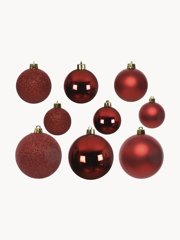 Onbreekbare kerstballen Mona, 30-delig
