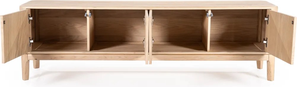 Tv-meubel Licht Eiken Hout 170 Cm - 170x40x50cm.