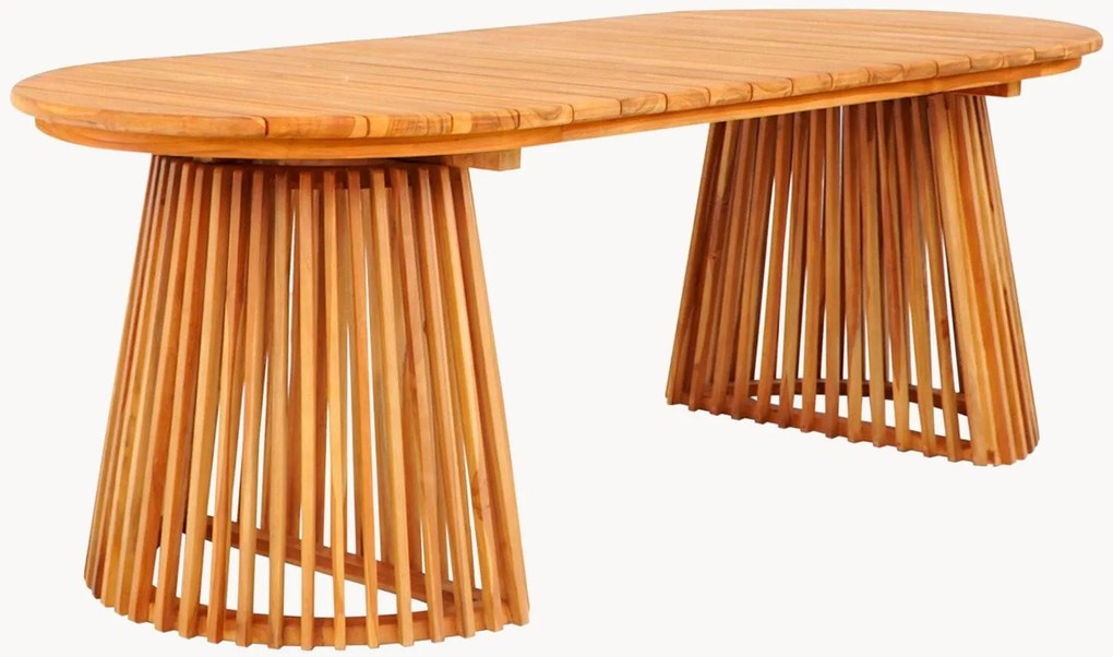 Tuintafel Berja van teakhout, 200 x 90 cm