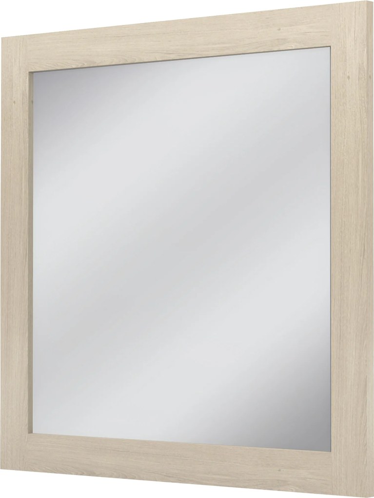 Barolo/san Remo spiegel 70x70 cm. white wash
