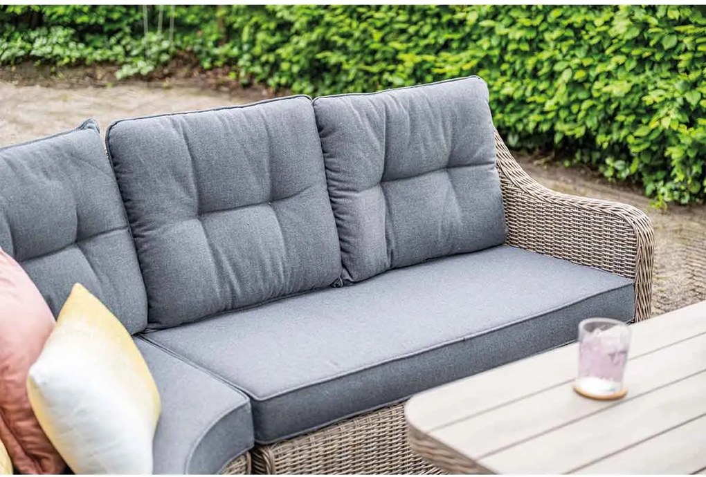 Garden Impressions Nova lounge dining set 6-delig incl stoelen - mystic grey