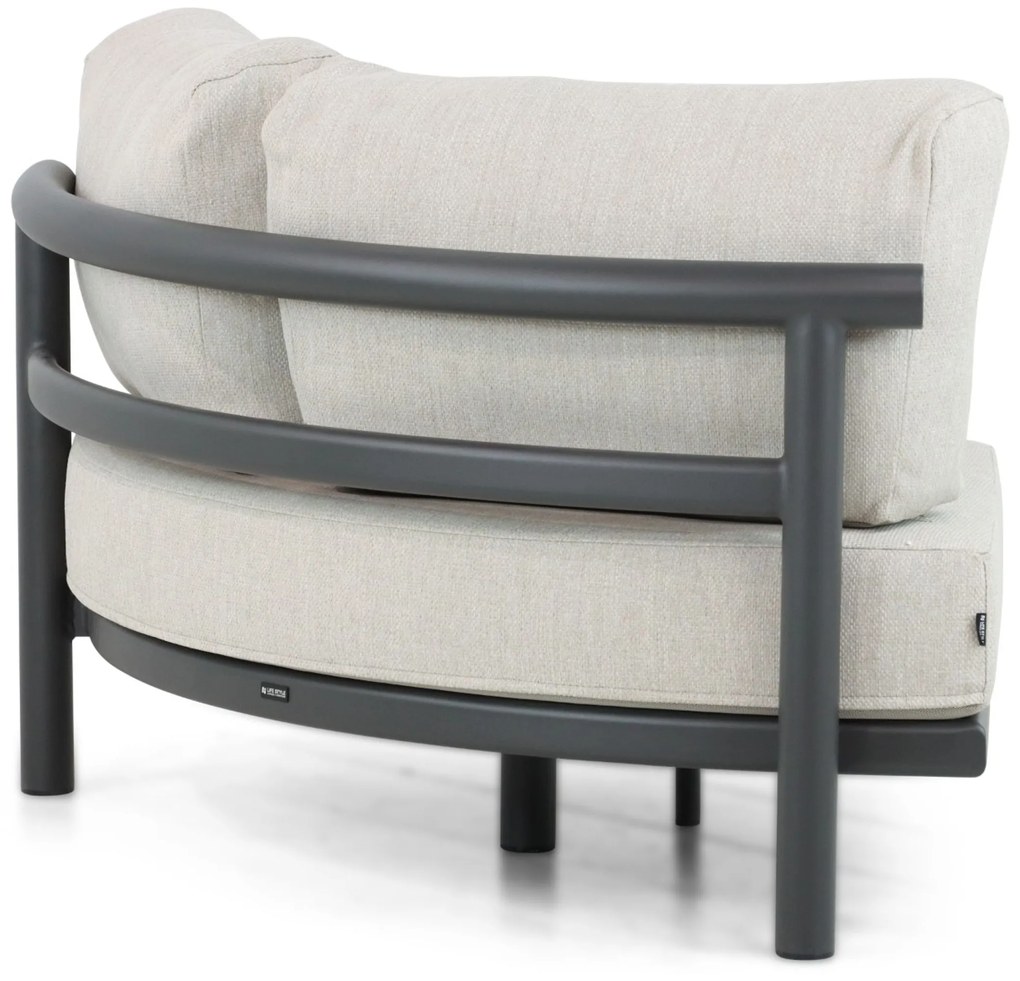 Hoek loungeset 5 personen Aluminium Grijs  Lifestyle Garden Furniture Harmonic