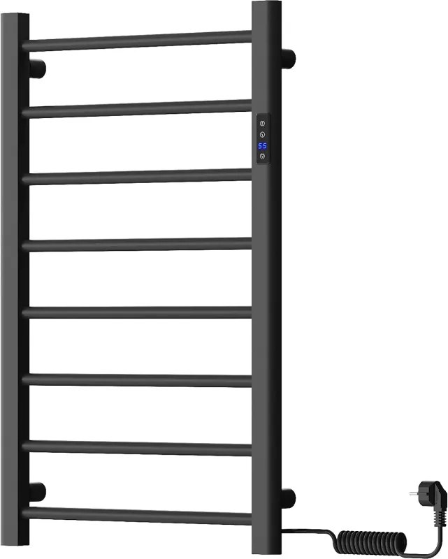 Mexen Oso elektrische radiator 2-in-1 vrijstaand 910 x 500 mm, 200 W, zwart - W304-0910-500-00-70