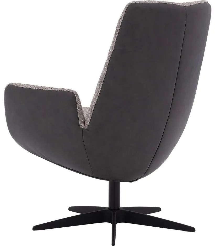 Goossens Excellent Fauteuil Lorient, Draaifauteuil met open arm (maat s)