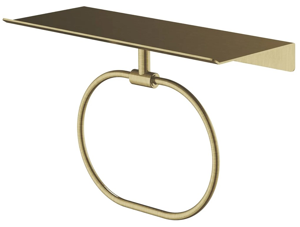 Hotbath &More handdoekring voor planchet messing geborsteld PVD