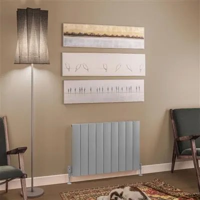 Eastbrook Tordino radiator 85x60cm aluminium 927W grijs mat