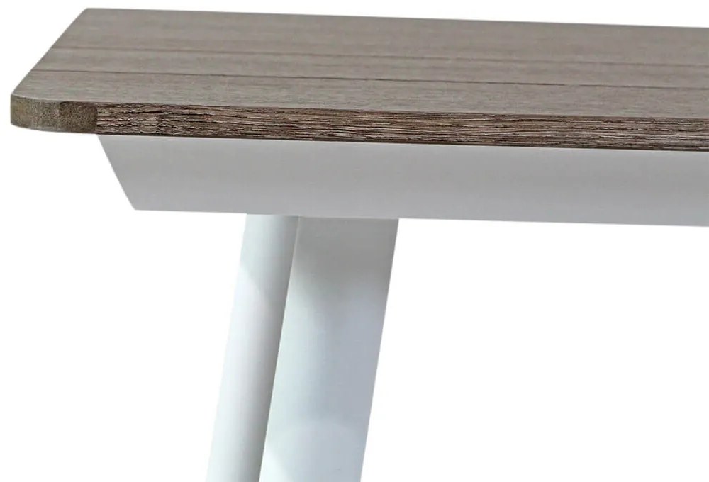 Dining Tuintafel rechthoekig 180 x 92 cm Aluminium/polywood Grijs Yala