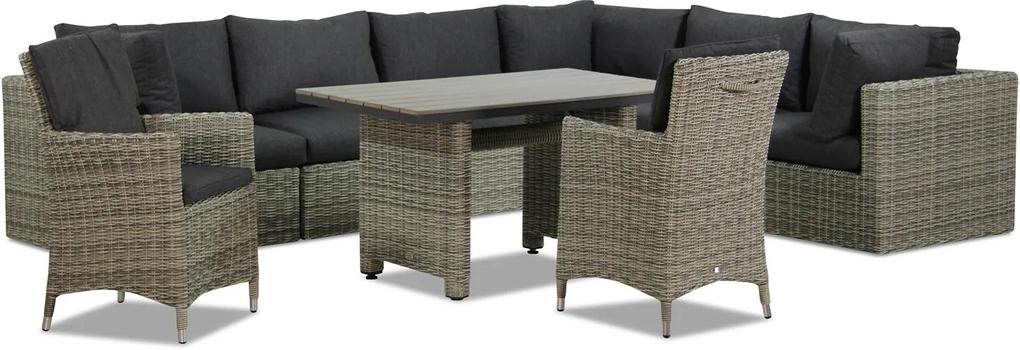 Garden Collections Comodo/Lusso dining loungeset 9-delig