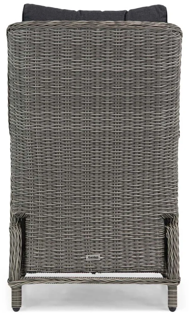 Tuinset 6 personen 210 cm Wicker Grijs Garden Collections Kingston/Weston